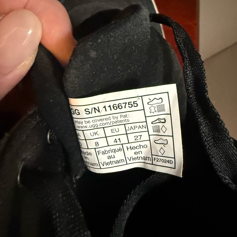 UGG Black High-Top Sneakers - Picture 4 of 5